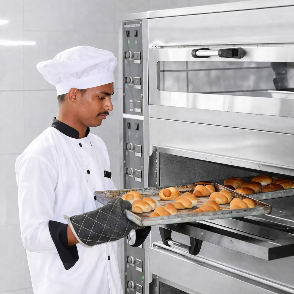 vegan baking course in Delhi NCR with professional chef baking fresh bread
