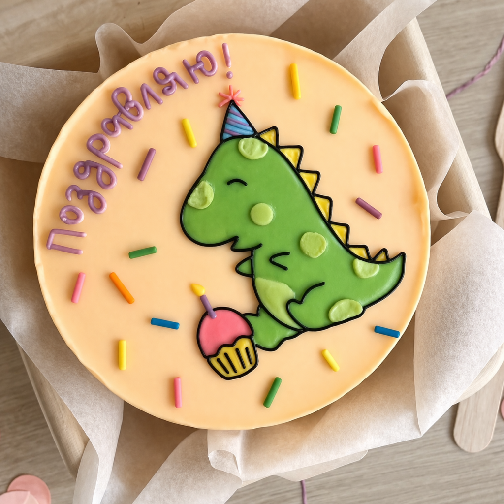 Personalized vegan birthday cake design for kids and celebrations in Delhi NCR